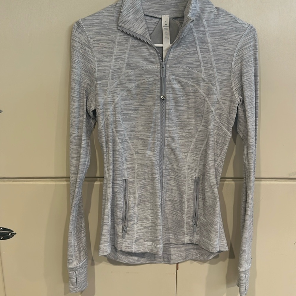 Heather gray lululemon zip up